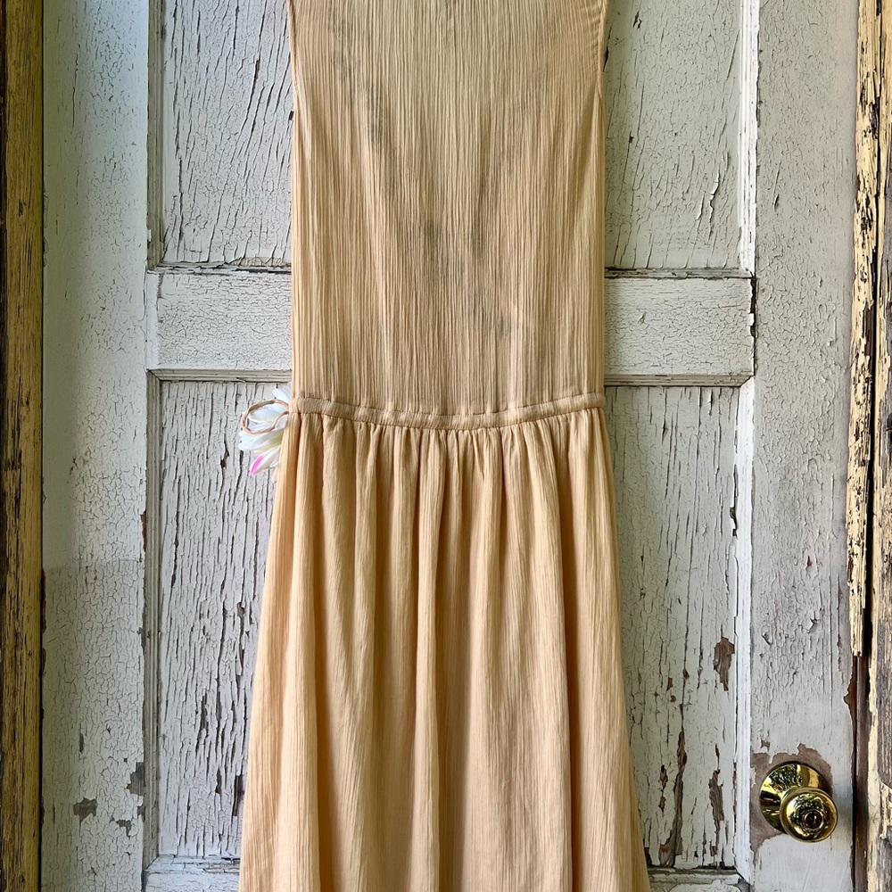 Flapper Inspired Dropwaist Embroidered Cotton Dress - Picture 5 of 10